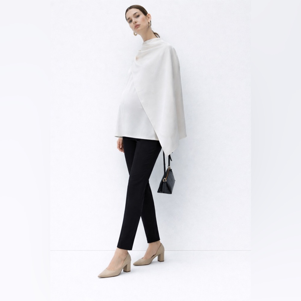 STORK & BABE - Black Maternity Pants | Stretch & Comfortable